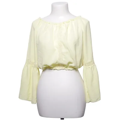 Crop top (Geel) van Viola Moda Elastaan, Polyester