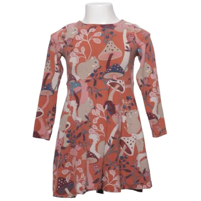 Dress (Brown, Multicolored) from Polarn O. Pyret Elastane, Organic cotton