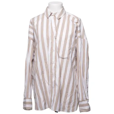 Shirt (Beige, Wit) van ADPT Katoen, Polyester