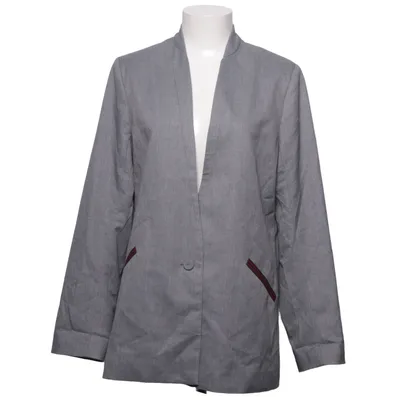 Blazer (Gray) from One Step Cotton, Polyester, Viscose