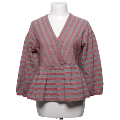 Omlottblus (Grå, Röd) från Madewell Akryl, Bomull, Polyester