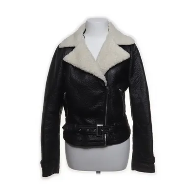 Shearlingjacka (Svart, Vit) från VILA Polyester, Polyuretan, Viskos