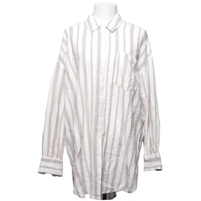 Skjorta (Beige, Vit) från ONLY Carmakoma Linne, Viskos