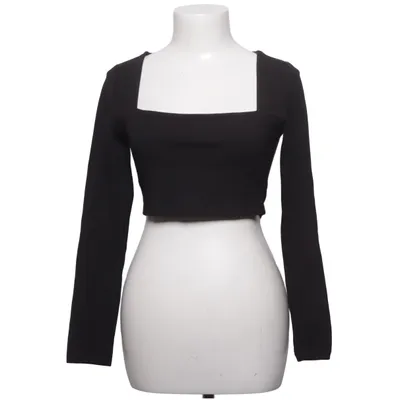 Crop top (Noir) de Chiquelle Coton, Élasthane