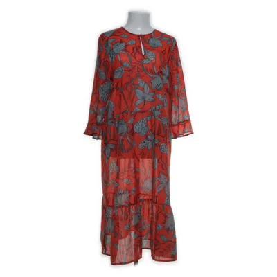 Maxi jurk (Rood, Meerkleurig) van Nümph Elastaan, Polyester, Viscose