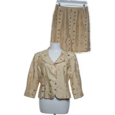 Tailleur jupe (Beige, Multicolore) de Spenser Jeremy Acétate, Soie