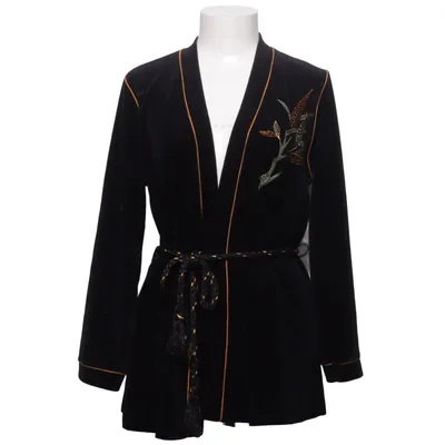 Cardigan (Sort) fra Schiesser Bomuld, Polyester