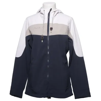Outdoor jacket (Blue, White, Beige) from First B Elastane, Polyester