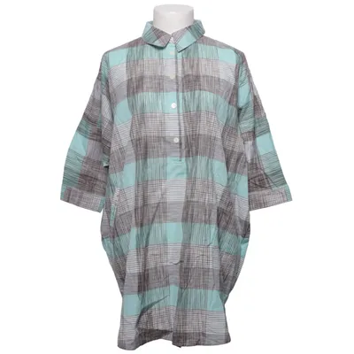 Robe (Vert, Marron) de People Tree Coton, Lyocell