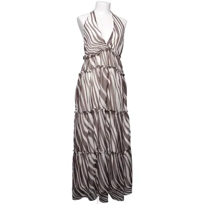Halterneck dress (Black, White) from Gina Tricot Recycled polyester