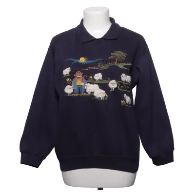 Sweatshirt (Blue, Multicolored) from Tulchan Cotton, Polyester