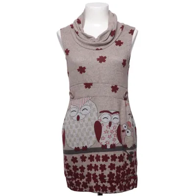 Dress (Beige, Red, Multicolored) from Colosseum Elastane, Polyester