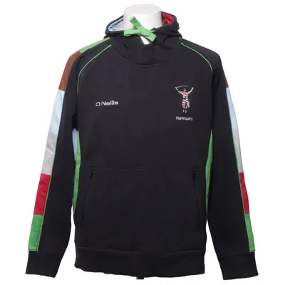Hoodie (Black, Multicolored) from Harlequin Cotton, Polyester