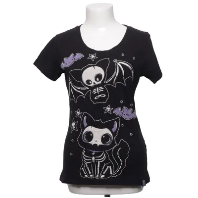 T-shirt (Noir) de Cupcake Cult Coton