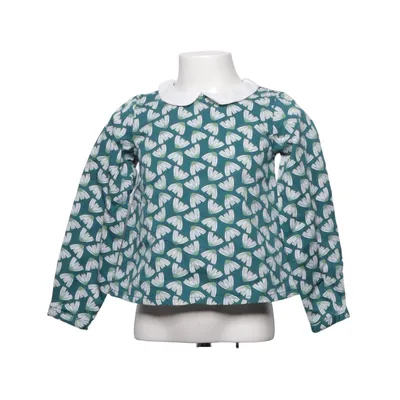 Blouse (Green, White) from Okaïdi Cotton
