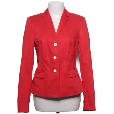Blazer (Red) from ESPRIT Collection Acetate, Cotton, Elastane, Polyester