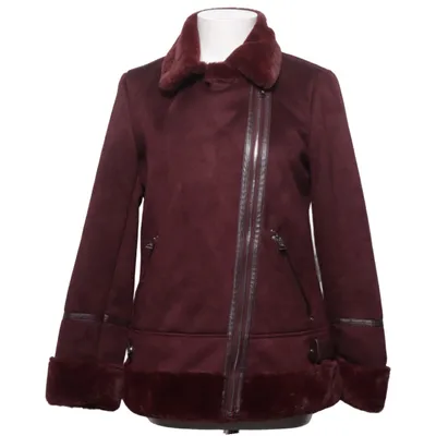 Shearlingjacka (Röd) från Lauren Ralph Lauren Metallfiber, Polyester, Viskos