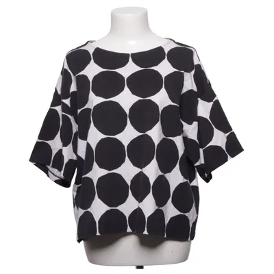 T-shirt (Zwart, Wit) van Marimekko x Uniqlo Katoen