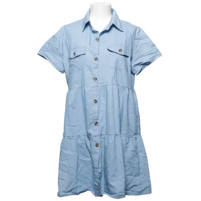 Skjortklänning (Blå) från Shi Long Fashion