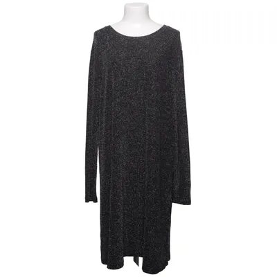Dress (Black, Silver) from MyWear Woman Elastane, Polyamide