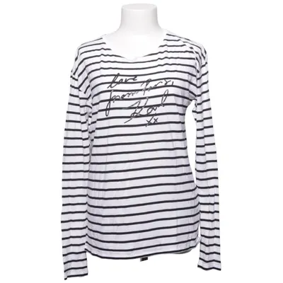 Långärmad t-shirt (Vit, Svart) från Karl Lagerfeld Bomull, Viskos