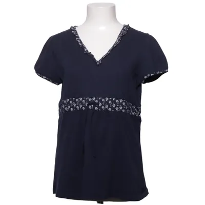 Zwangerschapsblouse (Blauw, Wit) van Number One Katoen