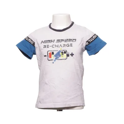 T-shirt (Wit, Blauw, Zwart) van Bk Katoen