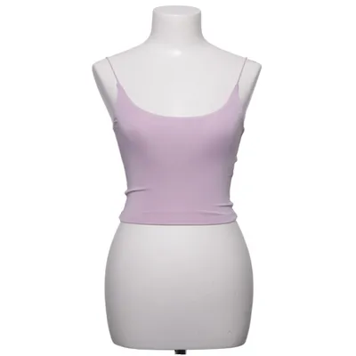 Crop top (Lila) van Chiquelle Elastaan, Polyester