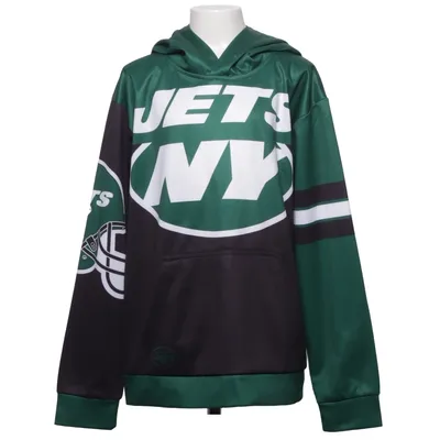 Sweat à capuche (Vert, Noir, Blanc) de NFL Team Apparel Polyester