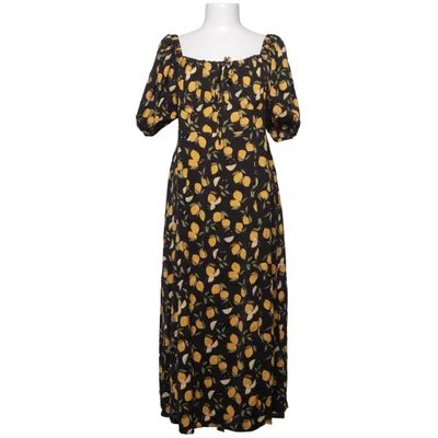 Jurk (Zwart, Geel, Groen) van Cider Polyester