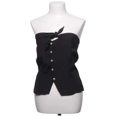 Tube top (Zwart) van Le Group Polyamide, Viscose