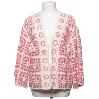Cardigan (Rose, Blanc)