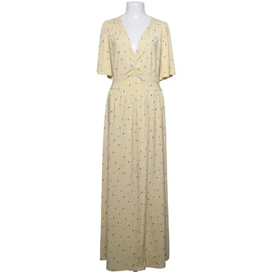 Maxikleid (Gelb, Weiß, Schwarz) von Ellos Elasthan, Polyester