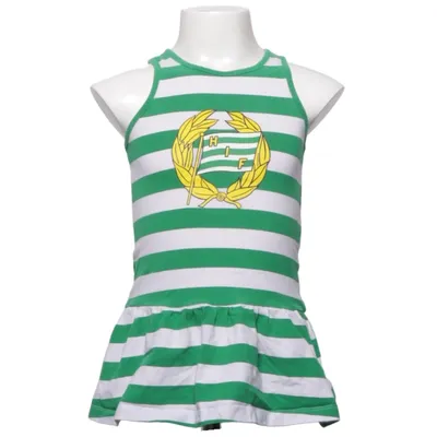 Robe (Vert, Blanc) de HIF Coton, Élasthane