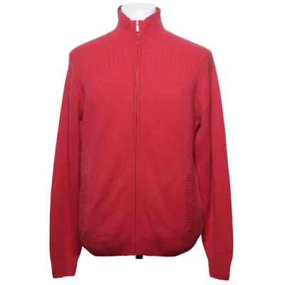 Cardigan (Rood) van Finshley & Harding Kasjmier, Merinowol