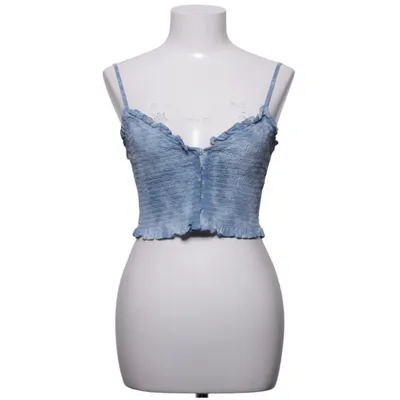 Crop top (Sally Smock Sun Top) van Weekday Katoen