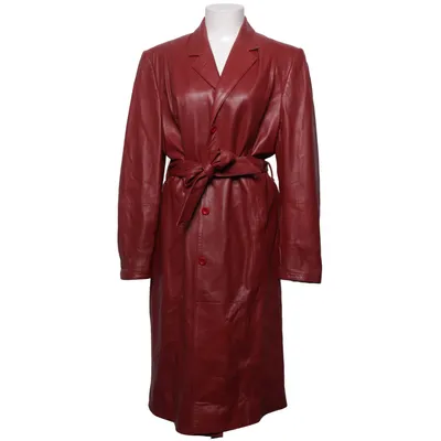Leather coat (Red) from Interteam Leather