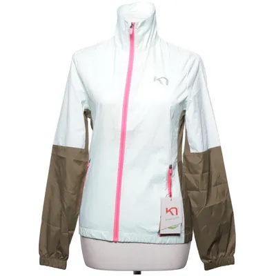 Regnjakke (Grøn, Pink) fra Kari Traa Elastan, Polyester