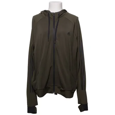 Kapuzenpullover (Grün, Schwarz) von Adidas Elasthan, Polyester