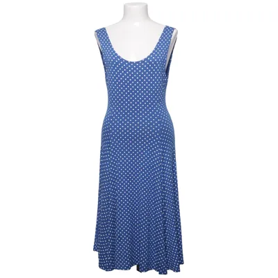 Jurk (Blauw, Wit) van Masquenada Elastaan, Viscose