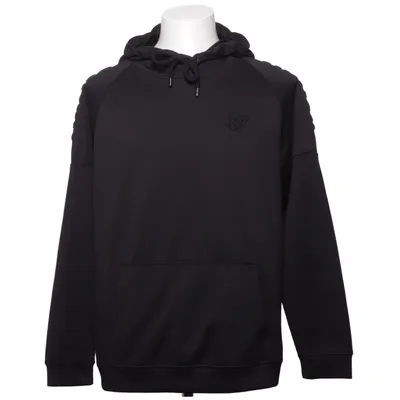 Capuchon sweater (Zwart) van SikSilk Elastaan, Polyester
