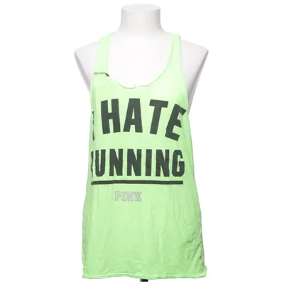 Sports tank top (Green) from Pink Victoria's Secret Cotton, Polyester