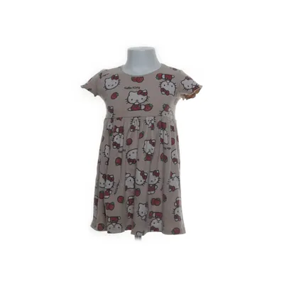 Klänning (Beige, Röd, Vit) från Hello Kitty Bomull, Elastan