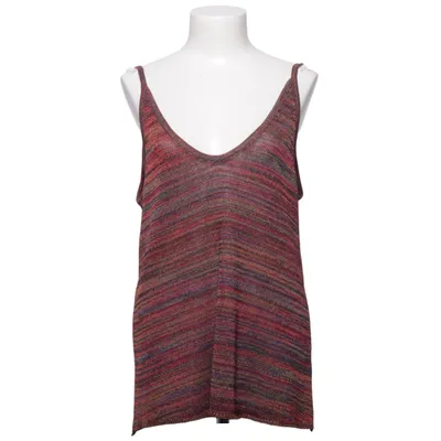 Tank Top (Red, Multicolored) from Zara Knit