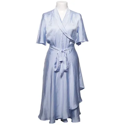 Slå-om-kjole (Blå) fra Pure Female Polyester