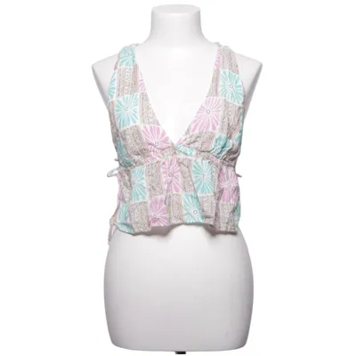 Halterneck top (Hvid, Flerfarvet) fra Pull & Bear