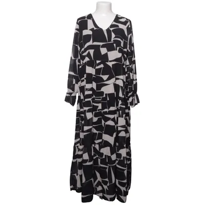 Maxi dress (Black, White) from Audrey Elastane, Polyester, Viscose