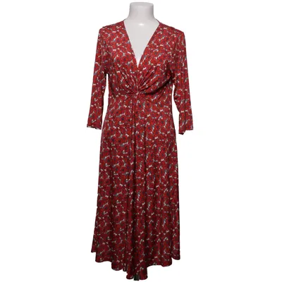 Jurk (Rood, Wit) van Sassia Elastaan, Polyester