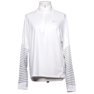 Träningströja (Vit, Grå) från Nike Running Elastan, Polyester