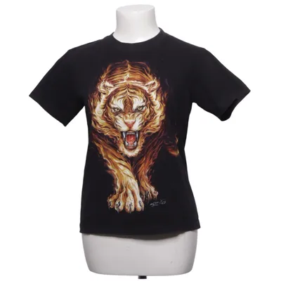 T-shirt (Sort, Flerfarvet) fra Rock Chang Bomuld